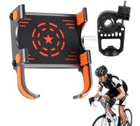 zwxqe Handlebar Cellphone Holder, Phone Holder for Bike, Secure High-Speed Lock, Adjustable Smartphone Cradle, 360 Rotazione, Cycling Electric Scooter Accessory