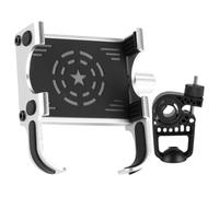 zwxqe Handlebar Cellphone Holder, Phone Holder for Bike, Secure High-Speed Lock, Adjustable Smartphone Cradle, 360 Rotazione, Cycling Electric Scooter Accessory