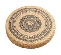 zwxqe Handwoven Meditation Cushion with Round Floor Seating Design, Stabile and Soft Seat Pad Perfect 19,69 pollici for Yoga, Fireplace Relaxation, Living Room Comfort, Mindfulness
