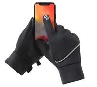 zwxqe Heated Gloves, Rechargeable Work Mittens, Touchscreen Thermal Gear, Windproof Hand Warmers, Insulated Accessory for Cold Weather Cycling Hunting Driving Running Winter Outdoor Use, Black, Blue