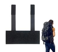 zwxqe Hook Loop Panel, Heavy Duty Patch Attachment, Strong Adesive Fastener Strip, Sturdy Hook Backing for Plate Vest Carrier, Clothing, Backpack, Gear, Outdoor Equipment Organizer, 7.48 inch