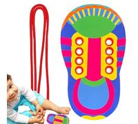 zwxqe Impara ad alare Le Scarpe per i Bambini, Pratica Come alare i delle Scarpe,Giocattolo per la motricità fine - Impara a Legare Le, abilità motorie, Giocattolo, Vernice a Base d'Acqua, per l'appr