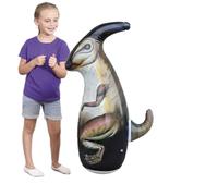 zwxqe Inflatable Boxing Toy, Dinosaur Punching Bag for, 37 inch Bounce Back Training Playset, Active Indoor Outdoor Sports for Kids Fitness And Exercise, Inflatable Punch Bag, 1000g