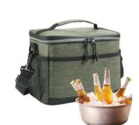 zwxqe Insulated Lunch Bag, Leakproof Cooler Bag, Adjustable Shoulder Strap Bag, Cold Ice Lunch Container, Pranzo Bags For Adult, Reusable Lunch Cooler, Thermal Insulation Bag, Portable Lunch Box