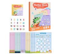 zwxqe Kindergarten Math Toy, Math Aids Accessories Supplies, Magnetic Science Learning, Early Education Tool for Home, School, Nursery, Travel Activities, Classroom, 8.66x10.31x0.98 in