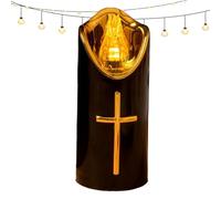 zwxqe LED senza fiamma, commemorative elettriche a LED, a batteria, riutilizzabili, per chiese, comodini, camere da , salotti, giardini, cortili, portici, sentieri