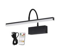 zwxqe Lights for Pictures on Wall, rechargeable Art Lights with Remote, Wireless Dimmable LED Sconce Lamp, 3 modalità di colore con timer per pitture, Artwork, Living Room