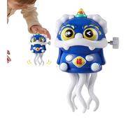 zwxqe Lion Wind Up Toy, Mechanical Dancing Crawling Interactive Figure, Educational Fun Collectible, for Children Boys Girls Teens Family, Home Playroom Nursery Daycare School Park Travel