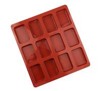zwxqe Mold Chocolate Bar Mold, Silicone Chocolate Mold, Flessibile Silicone Mold, Jelly Budding Baking Mold, Thick Flexible Molds for Homemade Snack and Protein Energy Bar, Easy Release Moulds