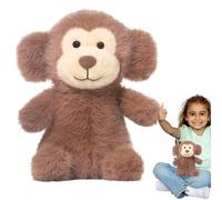 zwxqe Monkey Plush Toy, Soft Cuddly Stuffed Animal Doll, Adorable Home Decoration, Living Room, Bedroom, Christmas Favors, Holiday Keepsake for Kids and Adults