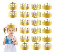 zwxqe Paper Crowns, 20 Pezzi Adjustable Emperor Crown Party Hats