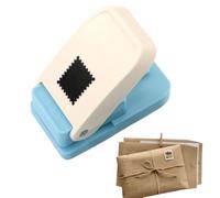 zwxqe Paper Punch, Portable Scrapbooking Tool, Reusable And Easy to Clean, Square Craft Punch for Paper Projects, Cards, Kindergarten, Photo Albums, Greeting Card Decorations, 3.15x1.97x1.38 inch