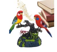 zwxqe Parlando - Cantante e cinguettante realistico, a controllo vocale Animale Home Decor Ornamento Regalo di compleanno