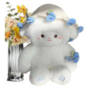 zwxqe Peluche Di Agnello Bambino - Bambola Morbida 30 cm per Decorazione Camera Bambini Carina e Morbida,Peluche Agnello | Per La Camera Da Letto Il Soggiorno Il Divano Letto L'Auto E La Dei Bambi