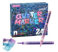 zwxqe Pennarelli glitterati per penna disegno senza sbavature | Pennarelli per pittura creativa per adolescenti, adulti, studenti, artisti, dilettanti, ufficio, casa, scuola,