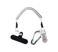 zwxqe Phone Tether, Retractable Hiking Smartphone Strap, Adjustable Anti Theft Mobile Holder Strap, Anti Drop Phone Lanyard for Secure Device Protection Travel Running Camping Beach Daily Commute Use