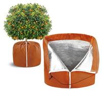 zwxqe Plant Pot Frost Protector, Thermal Insulated Flower Pot Covers, Reusable Cold Weather Wrap, Protective Flower Blanket for Outdoor Pots Shrubs, Trees, Garden, Patio, Yard, Home Gardening