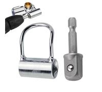 zwxqe Plumbing Wrench, Angolo -On Wrench, Water System Maintenance Tool, Compact Hand, Chrome Finish, Ideal for Bathroom Toilet and Kitchen Under Sink Repairs