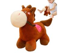 zwxqe Plush Animal, Stuffed Horse Doll, Soft Huggable Toy, Cuddly Companion Gift, Cozy Decoration for Couch Car Kids Girlfriend Boys Girls and Comfort Moments Anywhere, 9.06 Inches