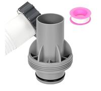 zwxqe Pool Hose Connector Coupling - Tub Pipe Coupling Fitting, 6 x 8 cm Hose Fitting for Connection, Watertight Joint Link, Backyard Maintenance Set with Secure Threading, Outdoor Tool for Pool Setup