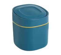 zwxqe Press-to-Open Desktop Trash Can, Multi-Functional Waste Basket, Household Storage Cosmetics Organizer for Cotton Swabs, Paper Scraps, Small Office Organizer