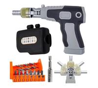 zwxqe Ratcheting Screwdriver, 16 in 1 Multi-Angle Electric Screwdriver, Ergonomic Handle for Comfortable Grip, Adjustable Torque, Includes 14 Bit, Ideal for Professional Repairs