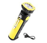 zwxqe Rechargeable LED Flashlight, High Lumen 7 Mode Rotatable Torch, 90° Rotating Head Design, Handheld Bright Flashlight for Camping Hiking Fishing Outdoor Running Home Use, 6.1x1.57x1.57 Inches