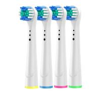 zwxqe Rechargeable Toothbrush Head, Soft Bristles Travel Accessories,1.8x1.2cm Toothbrush Heads Replacement Pack for Home Dorm Apartment Bathroom Vacation Care for Clean Comfortable Daily Use