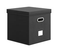 zwxqe Record Storage Box, Waterproof Stackable Record Case With Lid, 30.5x30.5in, Home Sneakers Containers for Photography Friends Student DJ Family Music Shipping Collection Studio