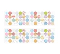 zwxqe Reinforcement Labels, Round Sticky Circles, Self Adhesive Hole Protectors for Paper, Drafting, Loose Notes, Package, Book Supplies, Pricing, Students and Offices Organization, 2.76x4.65 Inches