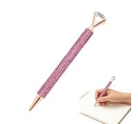 zwxqe Rhinestone Writing Pen Set, Sparkly Gem Top Tool, Bling Pens Bulk Pack, Glitter Office Writing Accessories, Elegant Desk Pen for Teachers Nurses Work and Daily Notes
