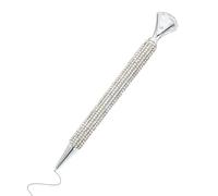 zwxqe Rhinestone Writing Pen Set, Sparkly Gem Top Tool, Bling Pens Bulk Pack, Glitter Office Writing Accessories, Elegant Desk Pen for Teachers Nurses Work and Daily Notes