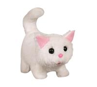 zwxqe Robot Cat, Plush Realistic Electronic Cat, Interactive Kitten Toy, Soft Robotic Companion Pet, Ideal for Children Boys Girls Kid Use, 7.48x4.33x6.69Inch