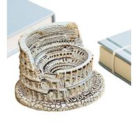 zwxqe Roman Model Figurine, Resin Ancient Historical Sculpture, Decorative Desk and Shelf Accent, Small Roman Architecture Statua for Bedroom Living Room Office Farmhouse, 2,95 x 1,77 x 2,48 pollici