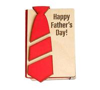 zwxqe Scatola per biglietti per la festa del papà | Multi Card Case | Supporto in legno per la festa del papà | Organizzatore di carte per papà, Porta carte in legno, Scatola per carte multiple,