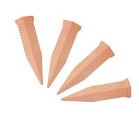 zwxqe Self Watering Spikes, Plant Waterer, Terracotta Irrigation Stakes, Automatic Drip System, 4 Pack Release Devices for Houseplants Greenhouse Indoor Gardening Care, 2,72 x 7,28 pollici