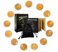 zwxqe Set di 13 pezzi di vetro - Premium Divination Tools with Istruzioni & Pouch | Handcrafted, Multifunctional Witch Supplies for Fortune-Telling, Meditation and Decorative Use