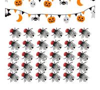 zwxqe Simulazione Fly Prank Toy, Prank Fly Set, 200-Piece Fake Realistic Fly Simulated Prank Toys, Perfect Joke Gag for Halloween Party Favors, Prank Animal Toys for Fun