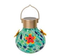Zwxqe Solar Bird Feeder, Waterproof Unique Hanging Feeder, Solar Garden Tree Lights, Decorative Outdoor Lighting for Gardens, Courtyards, Balconi e terrazze