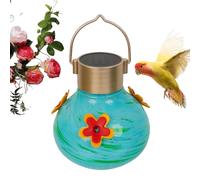 Zwxqe Solar Bird Feeder, Waterproof Unique Hanging Feeder, Solar Garden Tree Lights, Decorative Outdoor Lighting for Gardens, Courtyards, Balconi e terrazze
