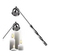 zwxqe Stainless Steel Candle Snuffer, Bell Shaped Extinguisher Tool, Safely Puts out Candle Flames for Indoor Outdoor Settings Home Kitchen Hotels Camping Parties Birthdays Holidays Special Occasions