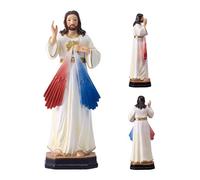 zwxqe Statua di Gesù | Collezioni Religiose Classiche 3D Sacre,Statuetta Giardino Di Gesù | per il Ringraziamento Festa Compleanno Uffici Soggiorno Camera Dormitorio Appartamento