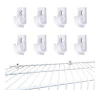 zwxqe String Light Hooks, Heavy Duty Waterproof Hooks, 10-Pack Outdoor Indoor Curtain Lights Holders, Weather-Resistant Clips for Backyard Holiday Decorations Night Events Home Wall