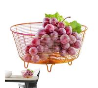 zwxqe Stylish Kitchen Organizer | Modern Fruit Bowl | Fruit and Vegetable Storage, Wire Fruit Basket Set, Elegant Food Display, Kitchen Counter Decor, Colander for Fruits and Vegetables