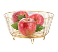 zwxqe Stylish Kitchen Organizer | Modern Fruit Bowl | Fruit and Vegetable Storage, Wire Fruit Basket Set, Elegant Food Display, Kitchen Counter Decor, Colander for Fruits and Vegetables
