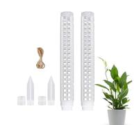 zwxqe Tutor in schiuma - 64 cm picchetto impilabile vasi - aste di supporto con design in rete per interni ed esterni, balcone, giardino, vivaio, vasi, orchidee e viti