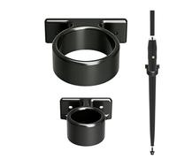 zwxqe Umbrella Holder, Wall Mounted Umbrella Rack, Heavy Duty Space Saving Storage Solution with Rainwater Drip Tray, Umbrellas Stand Organizer for Office Bedroom Patio Corner Floor Car Rv