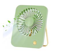 zwxqe USB Powered Desk Fan with 180° Tilt & Quiet, Portable Cooling Equipment Handle for Convenient Use in Gym, Beach, Tenda, Travel, Outdoor Settings, Desk, School