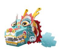 zwxqe Wearable Cardboard Dragon Toys, 3d Dragon Cardboard Making Toy, Traditional Kids Playset Toys, Wearable Children Clothing Cartoon Creative for Boys, Girls, Kids Entertainment