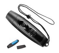 zwxqe Whistle elettronico, multi-purpose Whistling Gadget, Adjustable 3 Different Loud Handheld, Outdoor Sports Safety Whistle, USB ricaricabile con cordino e luce per referee